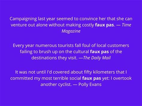 What is a Faux Pas? Definition and Examples - BusinessWritingBlog