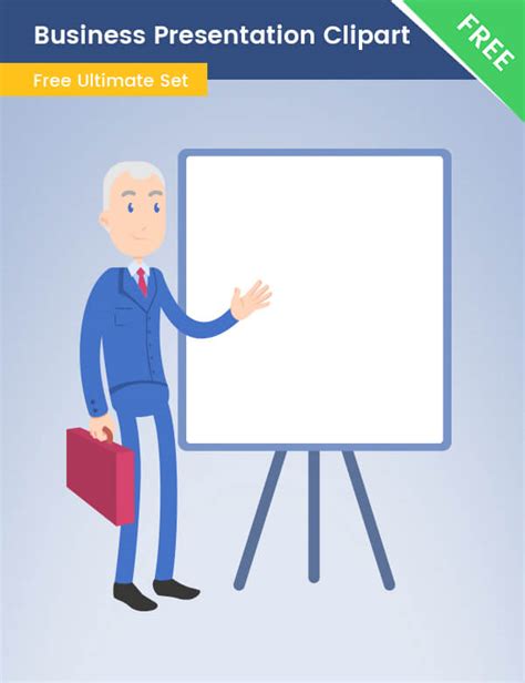 Business Presentation Clipart - Vector Characters