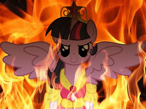 Imagen - Alicorn Twilight Sparkle flameing fire background.jpg | Wiki ...