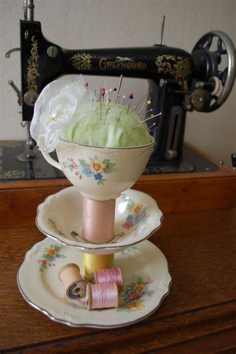 teacup+pincushions+pictorial | Teacups | Tea cups diy, Diy tea party, Teacup crafts