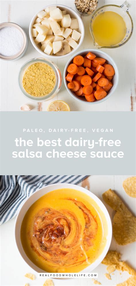 The Best Dairy-Free Salsa Cheese Sauce | Recipe | Real food recipes, Dairy free, Cheese sauce