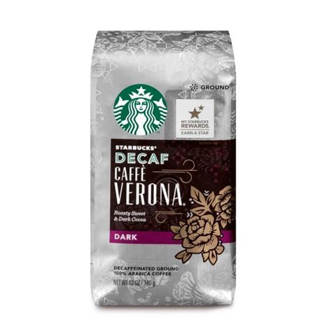 Starbucks Decaf Caffè Verona Dark Roast Ground Coffee - 12oz : Target