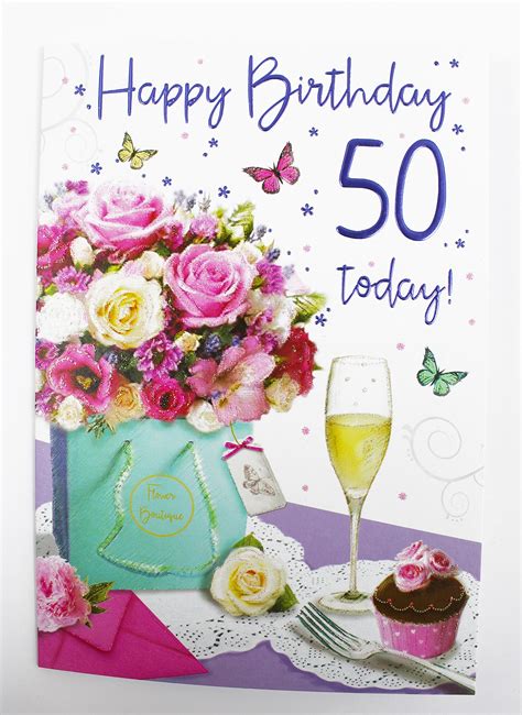 Happy 50th Birthday Female Friend - Janine Jordan