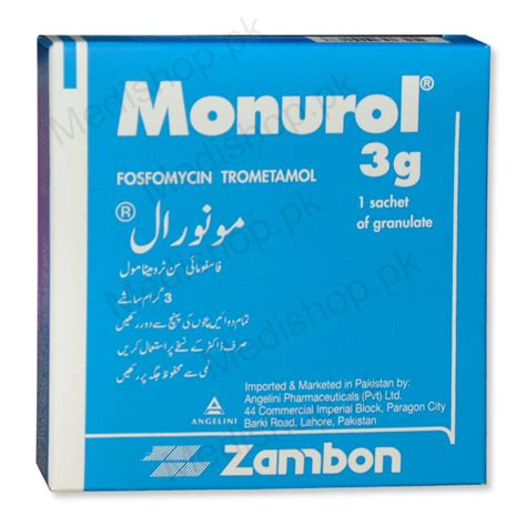 Monurol 3g Sachet 1's Of Granulate – Medishop.pk