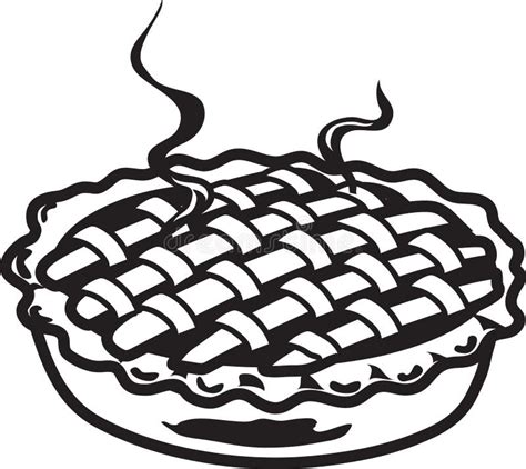 Cherry Pie Clipart Black And White Heart