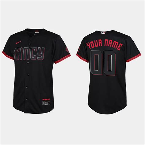 Hunter Greene Cincinnati Reds 2023 City Connect Jersey – Black ...