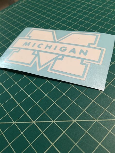 Michigan Wolverines Vinyl Sticker Decal College Sports