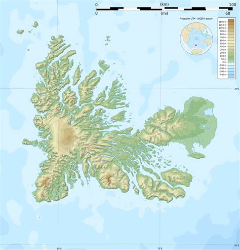 Kerguelen Islands, French territory in the south Indian Ocean by Remy Kaupp #map #kerguelen # ...