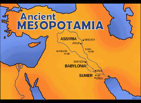 Important Events of Ancient Mesopotamia Civilzation timeline ...