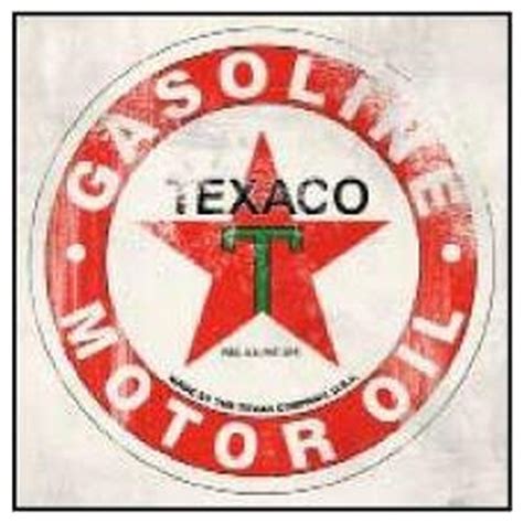 Sign - Texaco Gasoline | MANBASE