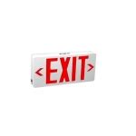 GP White LED Exit Sign w/ Red Letter & Battery Backup (GP GXU2RW-EM) | HomElectrical.com