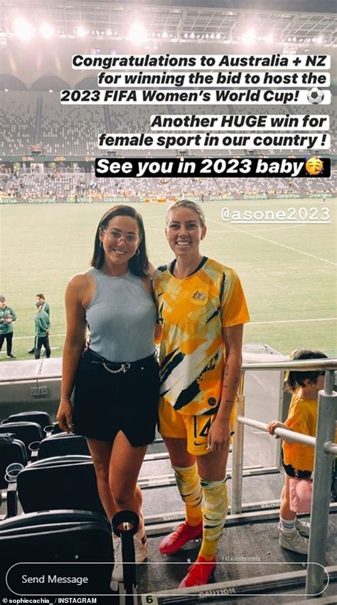 Alanna Kennedy's girlfriend Sophie Cachia congratulates the Matildas for 2023 Women's World Cup ...