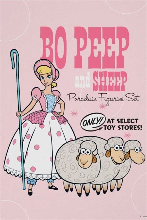 Toy Story 4 | Retro Bo Peep Figure Set Ad Poster | Zazzle.com | Vintage ...