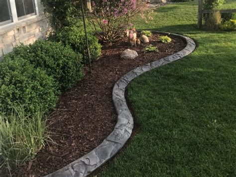 Decorative Concrete Landscape Edging | Shelly Lighting