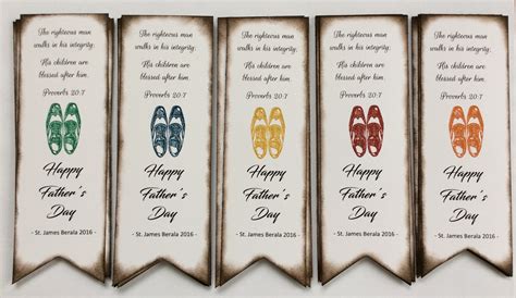 Father’s Day Bookmarks – Handmade Treasures