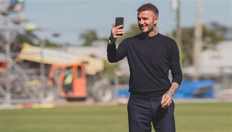 David Beckham Visits Inter Miami Stadium - SoccerBible