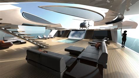 Ken Freivokh 460-Foot Gigayacht Concept Despite its scale, there are ...