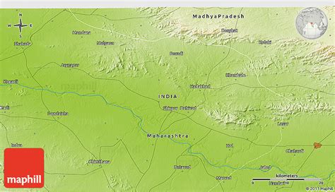 Physical 3D Map of Shirpur