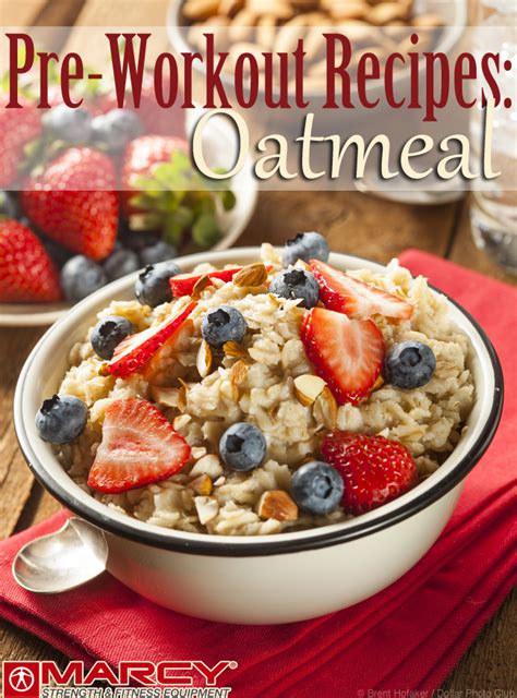 3 Pre-Workout Oatmeal Recipes | MarcyPro Blog | Healthy breakfast recipes, Breakfast recipes ...