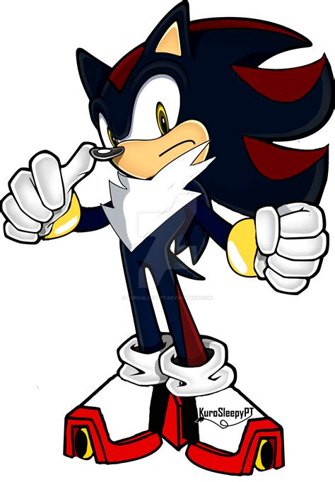 Shadonic (Shadow and Sonic fusion) by KurosleepyPT on DeviantArt