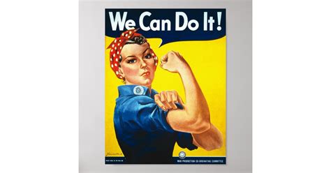 Rosie the Riveter Poster | Zazzle