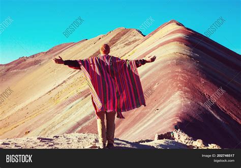 Hiking Scene Vinicunca Image & Photo (Free Trial) | Bigstock