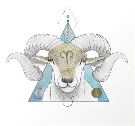 Aries the Ram ♈️ | Aries art, Zodiac art, Aries ram tattoo