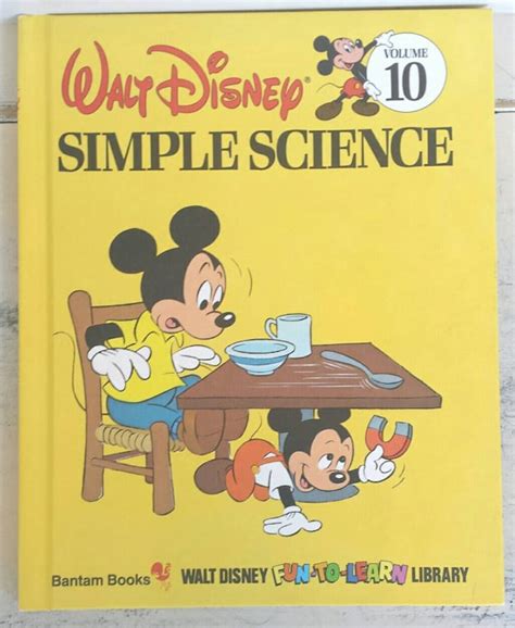 Items similar to Vintage Walt Disney Book Fun to Learn Library Series Volume 10. Simple Science ...