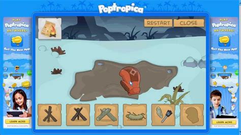 Poptropica: Survival Island - Crash Landing: Full Walkthrough - YouTube