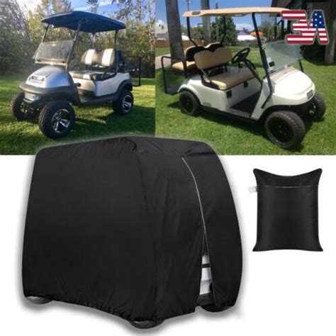 Waterproof 4 Passenger Golf Cart Cover Fits EZ