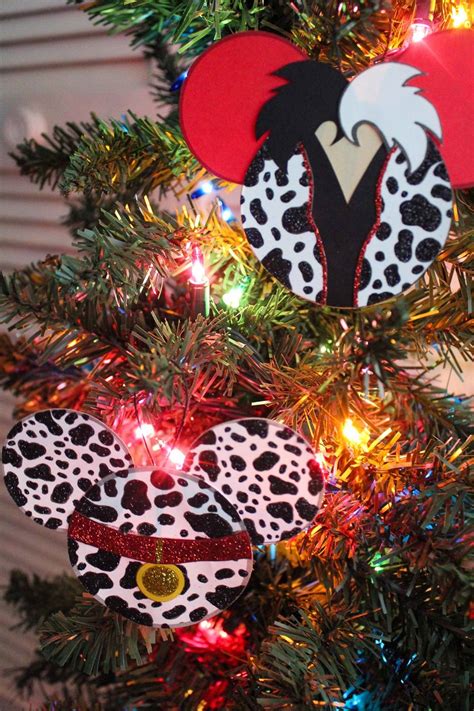 101 Dalmatians Ornament Cruella Disney Christmas - Color Me Crafty