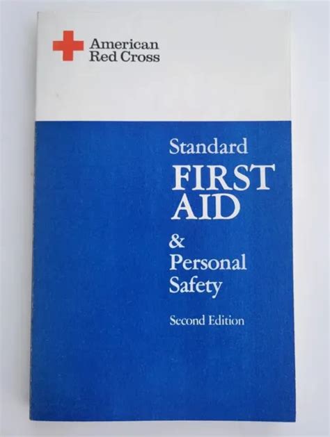 OLD VTG 1979 AMERICAN RED CROSS STANDARD FIRST AID & PERSONAL SAFETY BOOK Guide $9.99 - PicClick