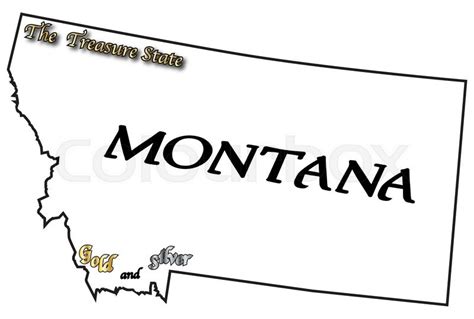 Montana Outline Vector at GetDrawings | Free download