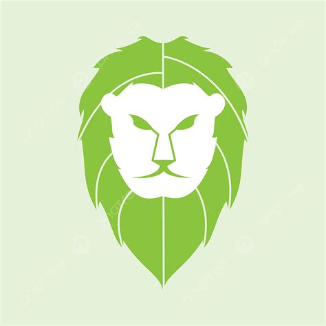 Design Logo Modern Vector Hd PNG Images, Lion Leaves Green Modern Logo Design, Symbol, Abstract ...