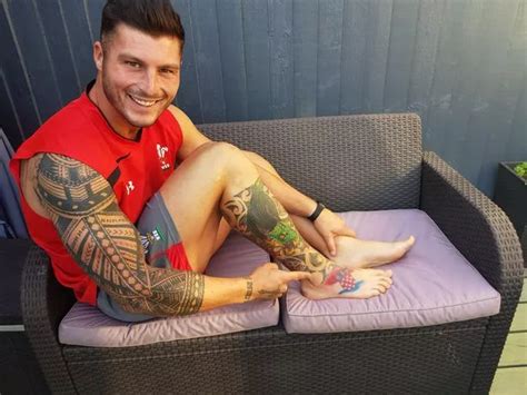 This man just got a massive Croatia tattoo on his foot - Wales Online