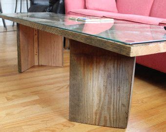 Reclaimed Wood and Glass Simple Coffee Table. by TicinoDesign Simple Coffee Table, Coffee Table ...