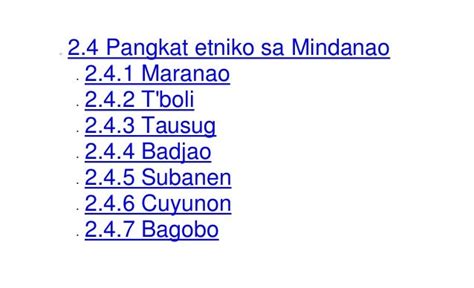 Pangkat Etniko Sa Mindanao Tausug - pangkatbay