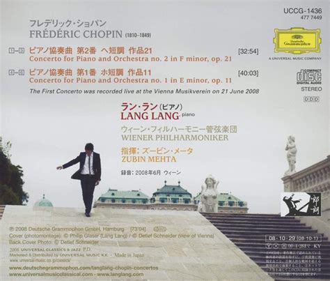 Lang Lang - Chopin Piano Concerto No.1 and 2 - UHQCD Japan Limited OBI | eBay