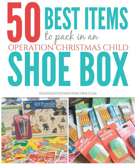 Operation Christmas Child Shoebox Ideas