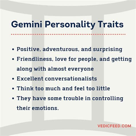 Gemini Personality Traits - Characteristics and Mithuna Rashi | Gemini ...