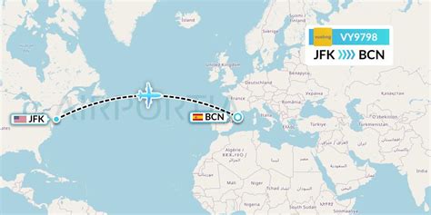 VY9798 Flight Status Vueling: New York to Barcelona (VLG9798)