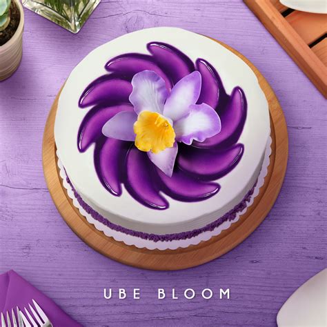 Ube Bloom's Cake: Red Ribbon Cake Creations | Snaps and Ganaps