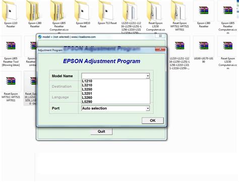 Epson L3250 Resetter Adjustment Program Free Download