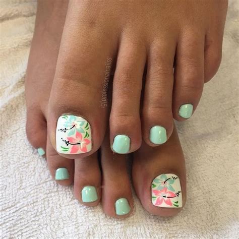 53 Summer Beach Toes Nail Designs For 2019 Koees Blog | Summer toe ...