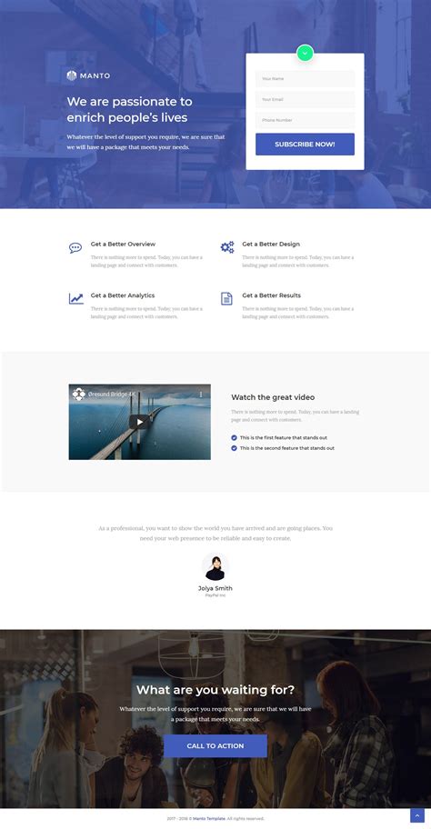 Lead Generation Landing Page Template