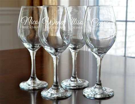 Engraved wine glasses - gramkesil