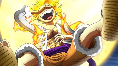 Luffy Gear 5 Sun God Wallpaper