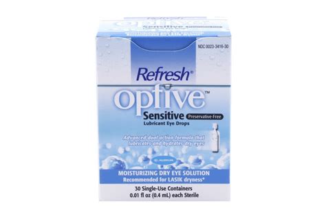 Optive Sensitive Preservative-free Eye Drops (30 Count) | Roonyx