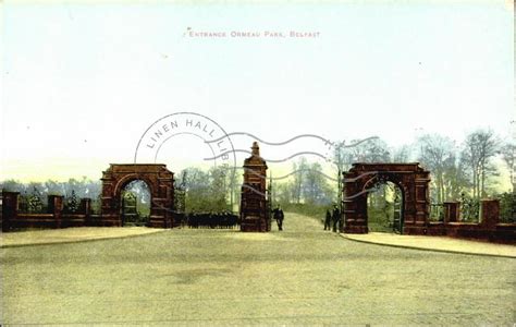 Entrance Ormeau Park, Belfast | Postcards Ireland