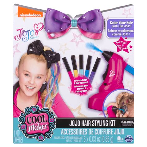 JoJo Siwa Hair Styling Kit - Airbrush Highlights and Hair Tattoos - Walmart.com